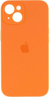 Чохол Silicone case Full + camera iPhone 15 Plus Kumquat 2101-17 фото