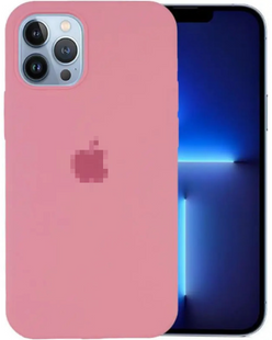 Silicone Case FULL iPhone 13 Pro Max Light pink 126-5 фото