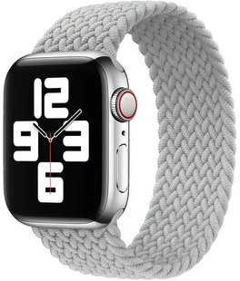 Ремінець нейлоновий Braided Solo Loop 38mm,40mm,41mm,42mm(10,11S)White 1171-37 фото