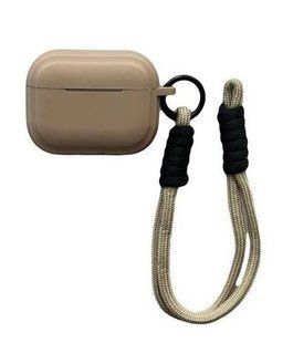 Чохол для AirPods 4 Matte Silicone Case Light Brown 2997-1 фото
