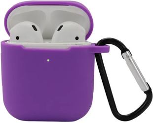 Чохол з мікрофіброю для AirPods 1/2 Purple 1430-12 фото