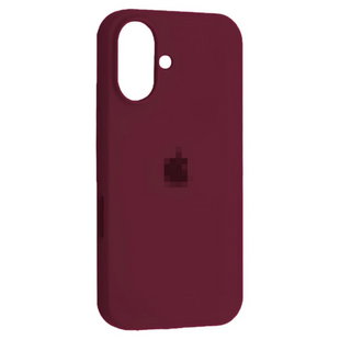 Чохол Silicone case Full iPhone 16 Marsala 2480-49 фото