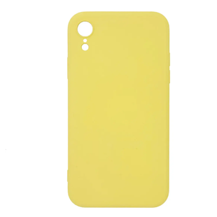 Чохол Silicone case Full + Camera NO LOGO iPhone XR Yellow 4204-9 фото