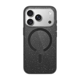Чохол прозорий блискучий з MagSafe iPhone 17 Pro Black 4302-1 фото