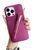 Чохол Lipstick case Rhode з місцем для блиску для iPhone 13 Raspberry (блиск у комплекті) 2415-5 фото