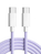 Кабель [Type-C to Type-C] Woven 1m Purple 2088-0 фото