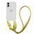 Чохол Armored з ремінцем Crossbody для iPhone 16 Yellow 2518-5 фото