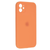 Чохол Silicone case Full + Camera NO LOGO iPhone 12 Orange 4208-10 фото