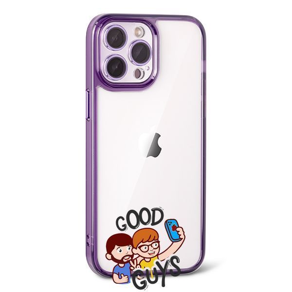 Чохол Acrylic Lens Protection Case для iPhone 15 Pro Violet 1783-2 фото