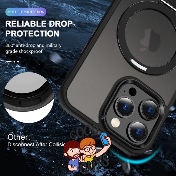 Чохол Crystal Matt з підставкою MagSafe iPhone 13 Pro Max Sierra Blue 1176-4 фото
