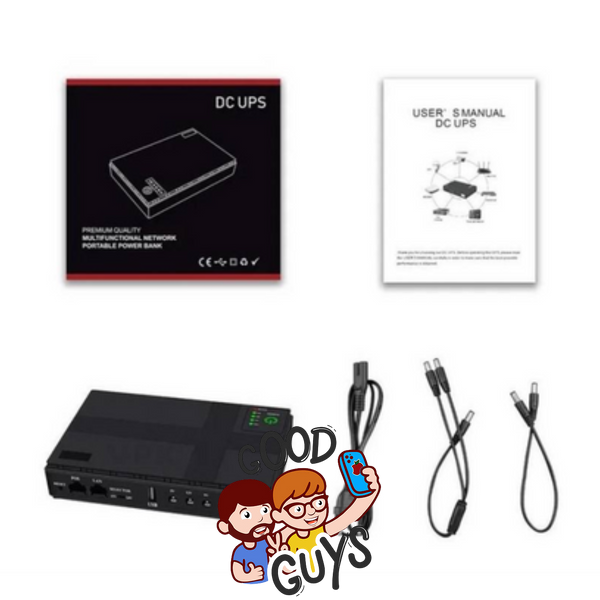 Джерело безперебійного живлення для роутерів DC-UPS DC1018P 10400 mAh Black 4235-0 фото