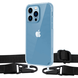 Чохол Armored з ремінцем Crossbody для iPhone 13 Pro Max Black 1482-1 фото 2