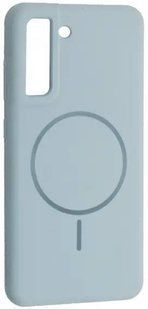 Чохол Silicone Case MagSafe для Samsung S21 FE Sky Blue 2943-4 фото