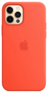 Чохол Silicone Case 1:1 для iPhone 12 Pro Max Electric Orange 397-14 фото