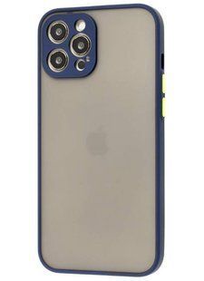 Чохол Avenger FULL Camera для iPhone 12 Pro Midnight Blue-Orange 1327-0 фото