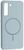 Чохол Silicone Case MagSafe для Samsung S21 FE Sky Blue 2943-4 фото