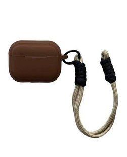 Чохол для AirPods 4 Matte Silicone Case Brown 2997-2 фото