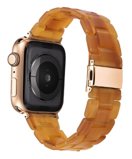 Ремінець бурштиновий для Apple Watch 42,44,45,46mm(10,11S),49mm(ultra 1-3S)Caramel 1169-15 фото
