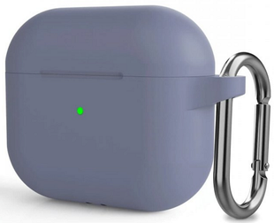 Чохол з мікрофіброю для AirPods 3 Lavender Gray 1432-17 фото