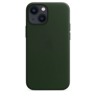 Чохол Leather Case MagSafe iPhone 13 Mini Sequoia green 255-3 фото
