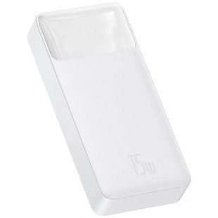 Павер бенк Baseus Bipow Digital Display Power bank 20000mAh 15W Overseas Edition White 3015-0 фото