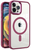 Чохол Crystal Guard with Mag Safe для iPhone 14 Pro Marsala 326-3 фото