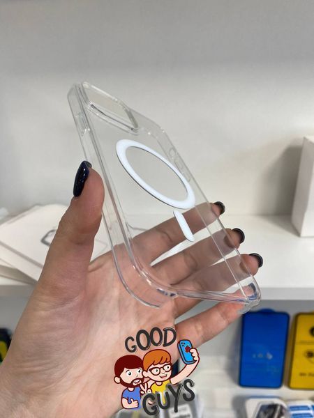 Чохол Clear Case 1:1 with MagSafe iPhone 15 Plus Прозорий 1639-1 фото
