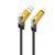 Кабель XO-NB283 [USB/2xType-C/Lightning] 4in1 Braided Charging Data Cable Black/Yellow 2858-0 фото