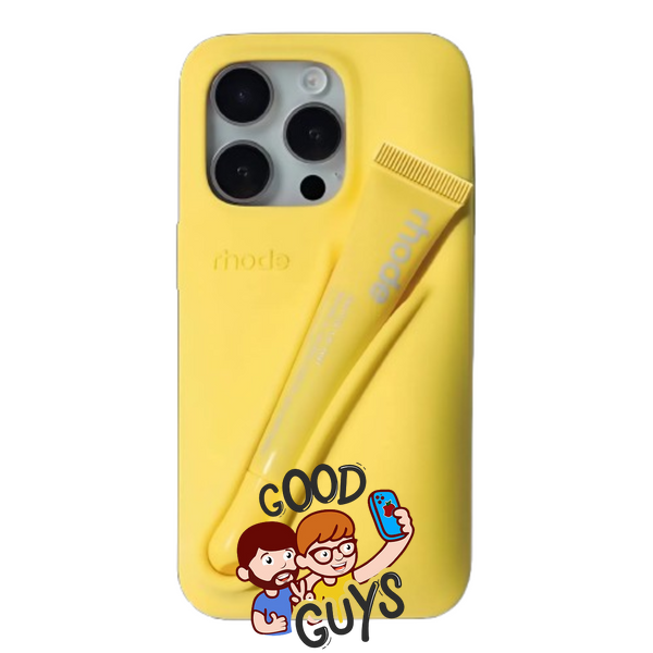 Чохол Lipstick case Rhode з місцем для блиску для iPhone 17 (блиск у комплекті) Lemontini 4140-8 фото