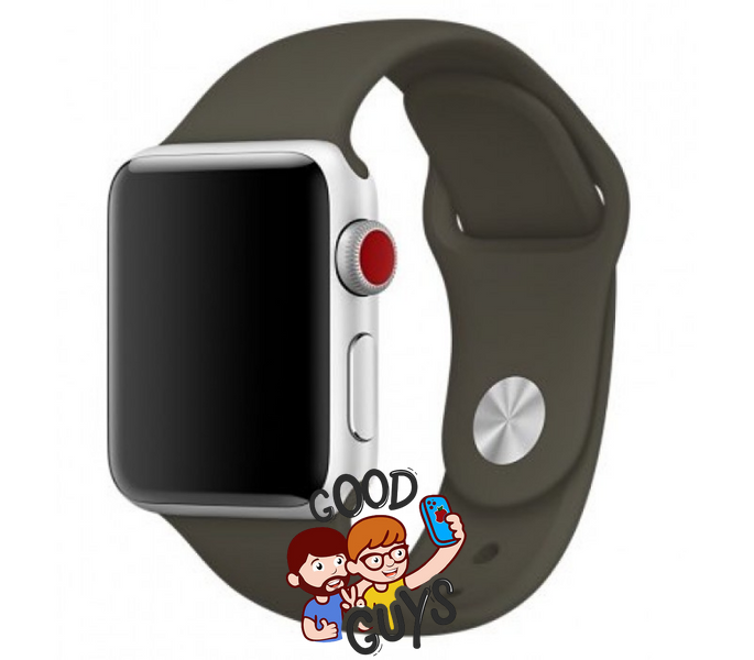 Ремінець Apple Watch Silicone 42,44,45,46mm(10,11S),49mm(ultra 1-3S)Dark olive 276-14 фото