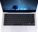 Чорна накладка на клавіатуру з літерами для MacBook Air 13.6" / Air 15" / Pro 14" / Pro 16" Return великий 2352-5 фото 3