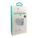 Адаптер DEVIA [USB+USB-C] Smart Series Quick Charger EU 20W White 528-0 фото 1