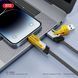 Кабель XO-NB283 [USB/2xType-C/Lightning] 4in1 Braided Charging Data Cable Black/Yellow 2858-0 фото 7