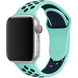Ремінець Sport Band Nike 38,40,41,42mm(10,11S) Sea Blue - Black 283-1 фото 1